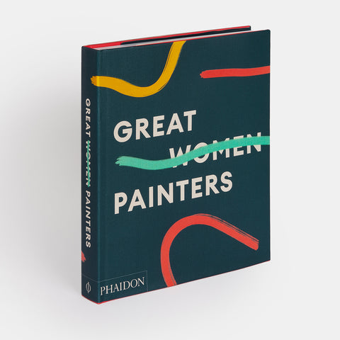 Standing view of Phaidon art book Great Women Painters