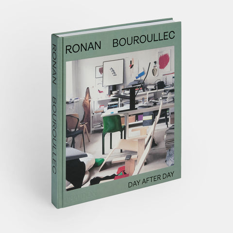 standing Phaidon design book showing the front cover of Ronan Bouroullec - Day After Day