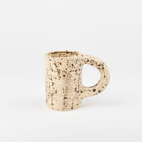 Eggshell ceramic mug handmade by Utility Objects