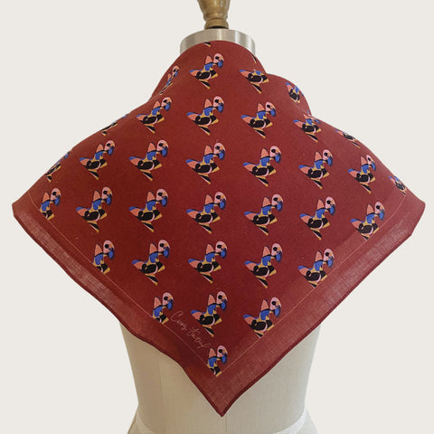Linen Bandana by Carolyn Fauteux