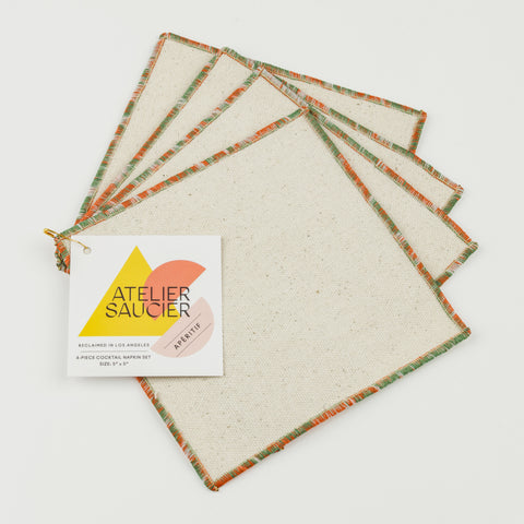 Atelier Saucier Cocktail Napkin Set