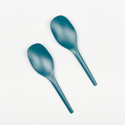 Ekobo blue abyss bamboo serving spoons