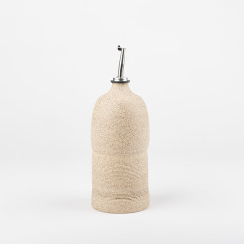 Utility Objects Sand colored olive oil cruet