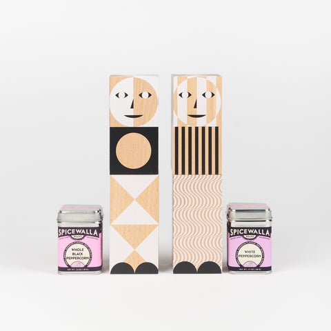 The Hustle Gift Set products set in a line 